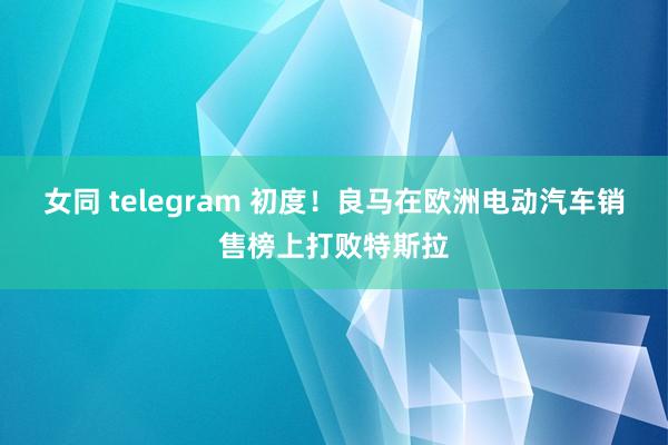 女同 telegram 初度！良马在欧洲电动汽车销售榜上打败特斯拉