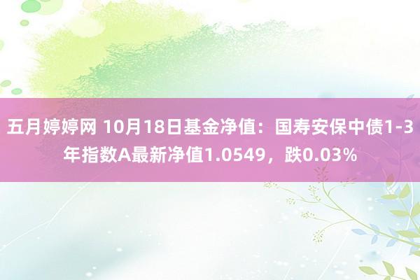 五月婷婷网 10月18日基金净值：国寿安保中债1-3年指数A最新净值1.0549，跌0.03%