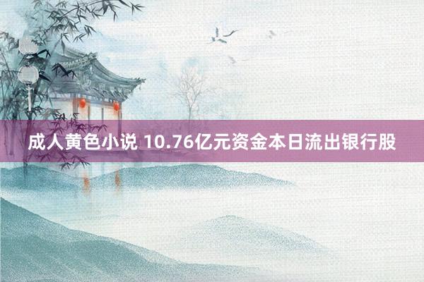 成人黄色小说 10.76亿元资金本日流出银行股