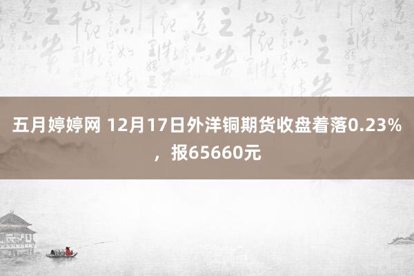 五月婷婷网 12月17日外洋铜期货收盘着落0.23%，报65660元