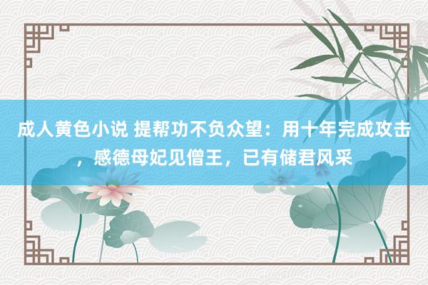 成人黄色小说 提帮功不负众望：用十年完成攻击，感德母妃见僧王，已有储君风采